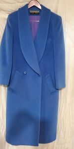 Women's long wool overcoat